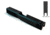 Gun Cuts Bulldog Slide for Glock 19, Optic Cut, Graphite Black, GC-G19-BUL-GBL-RMR