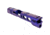 Gun Cuts Cyberpunk for Sig Sauer P320 Full Size/M17, No Optic Cut, Arctic Laser Blue, GC-P320F-CYB-ALS-NO