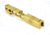 Gun Cuts Cyberpunk for Sig Sauer P320 Full Size/M17, No Optic Cut, Gold, GC-P320F-CYB-GOL-NO
