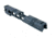 Gun Cuts Cyberpunk for Sig Sauer P320 Full Size/M17, No Optic Cut, Graphite Black, GC-P320F-CYB-GBL-NO