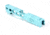 Gun Cuts Cyberpunk for Sig Sauer P320 Full Size/M17, No Optic Cut, Robbins Egg Blue, GC-P320F-CYB-REB-NO