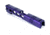 Gun Cuts Cyberpunk for Sig Sauer P320 Full Size/M17, No Optic Cut, Royal Purple, GC-P320F-CYB-RPR-NO