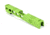 Gun Cuts Cyberpunk for Sig Sauer P320 Full Size/M17, No Optic Cut, Zombie Green, GC-P320F-CYB-ZGR-NO