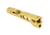 Gun Cuts Cyberpunk for Sig Sauer P320 Full Size/M17, Optic Cut, Gold, GC-P320F-CYB-GOL-RMR
