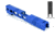 Gun Cuts Cyberpunk for Sig Sauer P320 Full Size/M17, Optic Cut, NRA Blue, GC-P320F-CYB-NBL-RMR