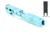 Gun Cuts Cyberpunk for Sig Sauer P320 Full Size/M17, Optic Cut, Robbins Egg Blue, GC-P320F-CYB-REB-RMR