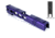 Gun Cuts Cyberpunk for Sig Sauer P320 Full Size/M17, Optic Cut, Royal Purple, GC-P320F-CYB-RPR-RMR