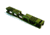 Gun Cuts Cyberpunk Slide for Glock 19, No Optic Cut, Battleworn Zombie Green, GC-G19-CYB-ZGRBW-NO