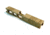 Gun Cuts Cyberpunk Slide for Glock 19, No Optic Cut, Desert Sand, GC-G19-CYB-DSA-NO