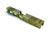 Gun Cuts Cyberpunk Slide for Glock 19, No Optic Cut, Leprechaun Gold, GC-G19-CYB-LGO-NO