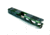 Gun Cuts Cyberpunk Slide for Glock 19, No Optic Cut, Radioactive Green, GC-G19-CYB-RGR-NO