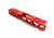 Gun Cuts Cyberpunk Slide for Glock 19, No Optic Cut, USMC Red, GC-G19-CYB-URE-NO