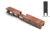 Gun Cuts Cyberpunk Slide for Glock 19, Optic Cut, Rose Gold, GC-G19-CYB-RGO-RMR