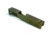 Gun Cuts Juggernaut Slide for Glock 26, No Optic Cut, Leprechaun Gold, GC-G26-JUG-LGO-NO
