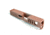 Gun Cuts Juggernaut Slide for Glock 26, Optic Cut, Rose Gold, GC-G26-JUG-RGO-RMR