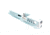 Gun Cuts Juggernaut Slide for Glock 26, Optic Cut, Stormtooper White, GC-G26-JUG-SWH-RMR