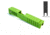 Gun Cuts Juggernaut Slide for Glock 26, Optic Cut, Zombie Green, GC-G26-JUG-ZGR-RMR