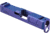 Gun Cuts Raider Slide for Glock 26, Optic Cut, Arctic Laser Blue, GC-G26-RAI-ALS-RMR