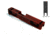 Gun Cuts Raider Slide for Glock 26, Optic Cut, Battleworn USMC Red, GC-G26-RAI-UREBW-RMR
