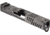 Gun Cuts Shift Slide for Glock 19, Optic Cut, Battleworn Silver, GC-G19-SHF-CSIBW-RMR