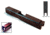 Gun Cuts Shift Slide for Glock 19, Optic Cut, Black Cherry Bomb, GC-G19-SHF-BCB-RMR