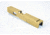 Gun Cuts Viper Slide for Glock 19, No Optic Cut, Gold, GC-G19-VIP-GOL-NO
