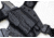 GunfightersINC Kenai Light Bearing Chest Holster, Glock 17, Tlr-1, Black/Black, Black Harness, Left Hand, KN-LB-Glock17-TLR1-00000012