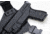 GunfightersINC Kenai Light Bearing Chest Holster, Glock 19,45 Tlr-7A, Black/Black, Black Harness, Left Hand, KN-LB-Glock19-TLR7A-00000072