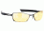 Gunnar Optiks Gaming Scope Sunglasses, Onyx w/ Carbon Frame, Amber Lens, SCP-04301
