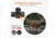 GUNNR Heimdall HD 6-24x50mm 30mm Tube Rifle Scope, First Focal Plane, MOA, Black, FFP-0624-50