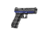 GunSkins Glock 19 Pistol Skin Premium Vinyl Wrap, GS Thin Blue Line, CU-98059-GLOCK19-TBLN
