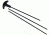 Gunslick Three Piece Blackned Steel Cleaning Rods, Rifle, .22 Cal 36006
