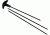 Gunslick Three Piece Blackned Steel Cleaning Rods, Rifle, .30 Cal 36008 