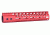 GUNTEC USA 10in Ultra Lightweight Thin M-Lok System Free Floating Handguard with Monolithic Top Rail, Red GT-10MLK-RED