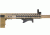 GUNTEC USA 12in Ultra Lightweight Thin Key Mod Free Floating Handguard w/Monolithic Top Rail,Cerakote Flat Dark Earth GT-12JK-FDE