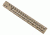 GUNTEC USA 15in Ultra Lightweight Thin Key Mod Free Floating Handguard w/Monolithic Top Rail,Cerakote Flat Dark Earth GT-15JK-FDE