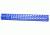 GUNTEC USA 15in Ultra Lightweight Thin Key Mod Free Floating Handguard with Monolithic Top Rail, Blue GT-15JK-CBLUE