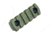 Guntec USA 2.25 Removable M-LOK Accessory Rail, Anodized Green, MLK-RAIL-225-GREEN