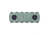 Guntec USA 2.25 Removable M-LOK Accessory Rail, Anodized Green, MLK-RAIL-225-GREEN