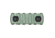 Guntec USA 2.25 Removable M-LOK Accessory Rail, Anodized Green, MLK-RAIL-225-GREEN