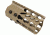 GUNTEC USA 4in Ultra Slimline Octagonal 5 Sided Key Mod Free Floating Handguard w/Monolithic Top Rail,Cerakote Flat Dark Earth GT-4JKO-FDE