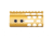 Guntec USA Air Lite Series Honeycomb M-LOK Free Floating Handguard w/ Monolithic Top Rail, 4in, Anodized Gold, GT-4HC-AL-MLK-GOLD