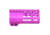 Guntec USA Air-Lok Series M-Lok Compression Free Floating Handguard w/ Monolithic Top Rail, 4in, Anodized Pink, GT-4ALC-PINK