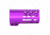 Guntec USA AirLok Series M-LOK Compression Free Floating Handguard w/Monolithic Top Rail, 4in, Purple, GT-4ALC-PURPLE