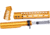Guntec USA AR-15 10in Pistol Brace Build Kit With Milspec Buffer Tube, Anodized Orange, ULTRA-BBK10-ORANGE