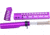 Guntec USA AR-15 10in Pistol Brace Build Kit With Milspec Buffer Tube, Anodized Purple, ULTRA-BBK10-PURPLE