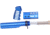 Guntec USA AR-15 4in Pistol Brace Build Kit With Milspec Buffer Tube, Anodized Blue, ULTRA-BBK4-BLUE