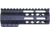 Guntec USA AR-15 6in Air-Lok Series M-LOK Compression Free Floating Handguard w/ Monolithic Top Rail, Anodized Black, GT-6ALC
