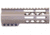 Guntec USA AR-15 6in Air-Lok Series M-LOK Compression Free Floating Handguard w/ Monolithic Top Rail, Flat Dark Earth, GT-6ALC-FDE