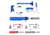 Guntec USA AR-15 Accessory Accent Kit, Anodized Blue, Anodized Red, Flat Dark Earth
